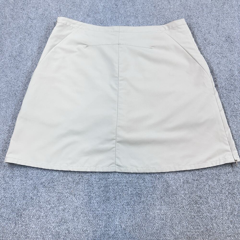 Patagonia Duway Skort Womens 12 Tan Hiking Travel Outdoor Zip Pocket Stretch - Picture 8 of 9